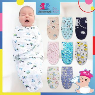 Newborn Baby Swaddle Wrap Baby Cotton Swaddle Soft Blanket Kain Bedung Kain Selimut