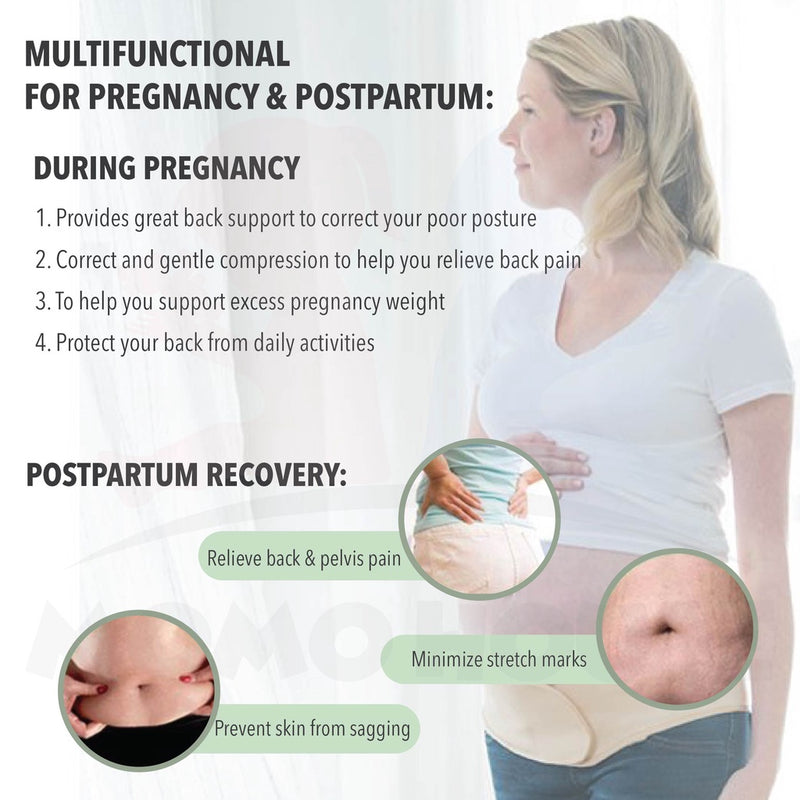 Maternity Belt Prenatal Adjustable Waistband Back Support Belly Band Pregnancy Protector Belt (MB)