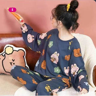 Baju Tidur Wanita Lengan Panjang Baju Tidur Perempuan Pajamas Women Cotton Pyjamas Women Sleepwear Pijamas Women (WP004)