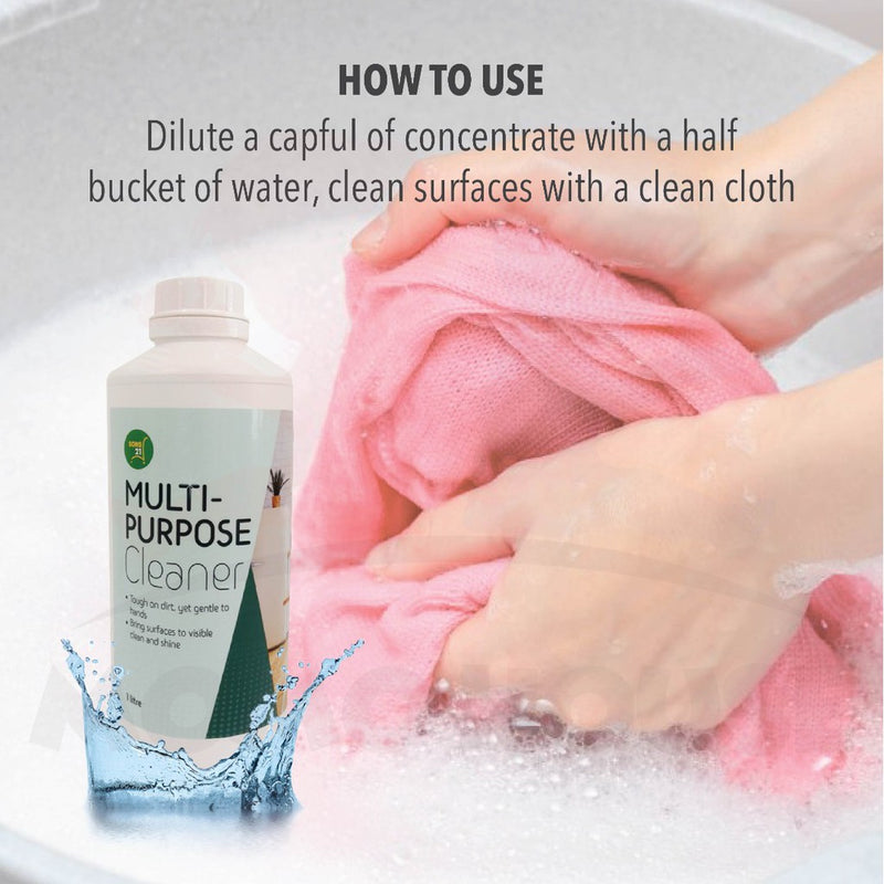 Multipurpose Cleaner Concentrated Multi-surface Cleaner All Purpose Cleaner Strong Cleaning Ability (1 Litre)