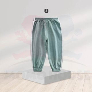 Jogger Pants Kids Cotton Long Sport Pants Seluar Sukan Seluar Panjang Budak Anti-Mosquito Tracksuit Budak Seluar Budak