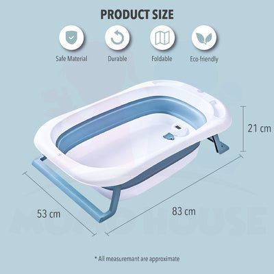 Extra Large Foldable Baby Bathtub Children Newborn Infant Kids Toilet Bath Tub Bath Barrel Basin Mandi Bayi Budak Kanak