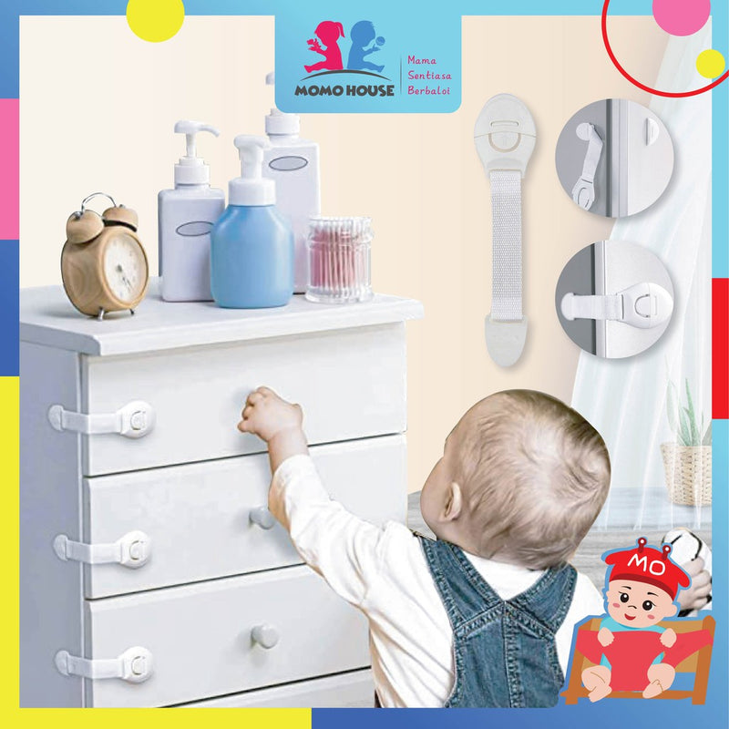 Baby Safety Protector Child Cabinet locking Plastic Lock Protection of Children Locking From Doors Drawer