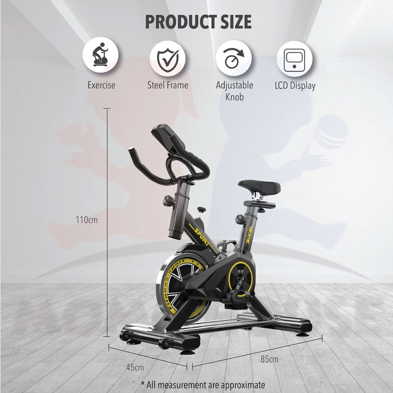 Spinning Bike Indoor Cycling Home Fitness Equipment Ultra-Quiet Sport Spinning Bike Basikal Senaman