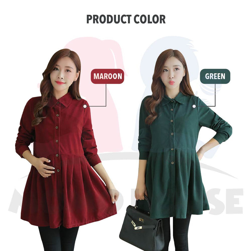 Maternity Muslimah Blouse Women Long Sleeve Muslimah Baju Mengandung Labuh Muslimah (MBM003)