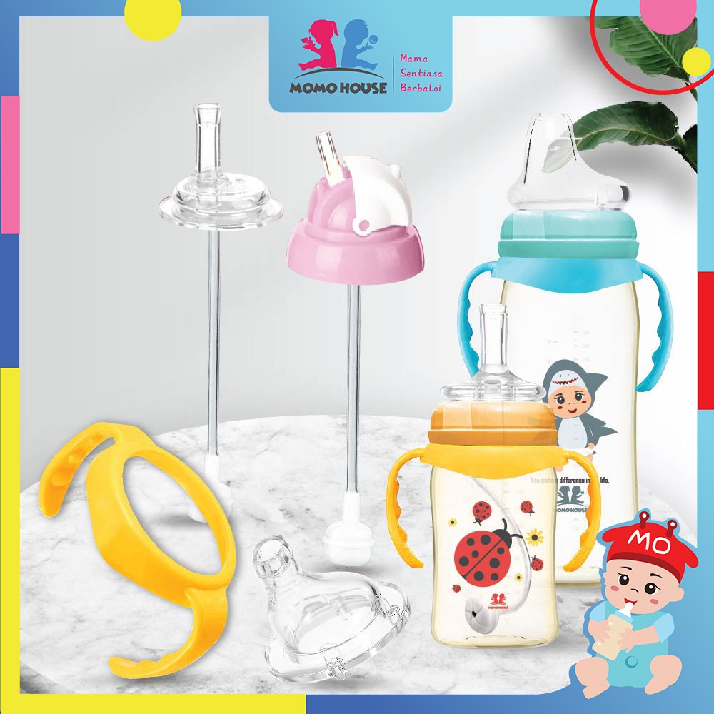 Bottle Handle Compatible With PPSU Wide Neck Baby Bottle Feeding Holder Pemegang Botol