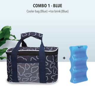 Foldable Cooler Bag For Breastmilk Storage Bag Bottle Feeding Breast Bump