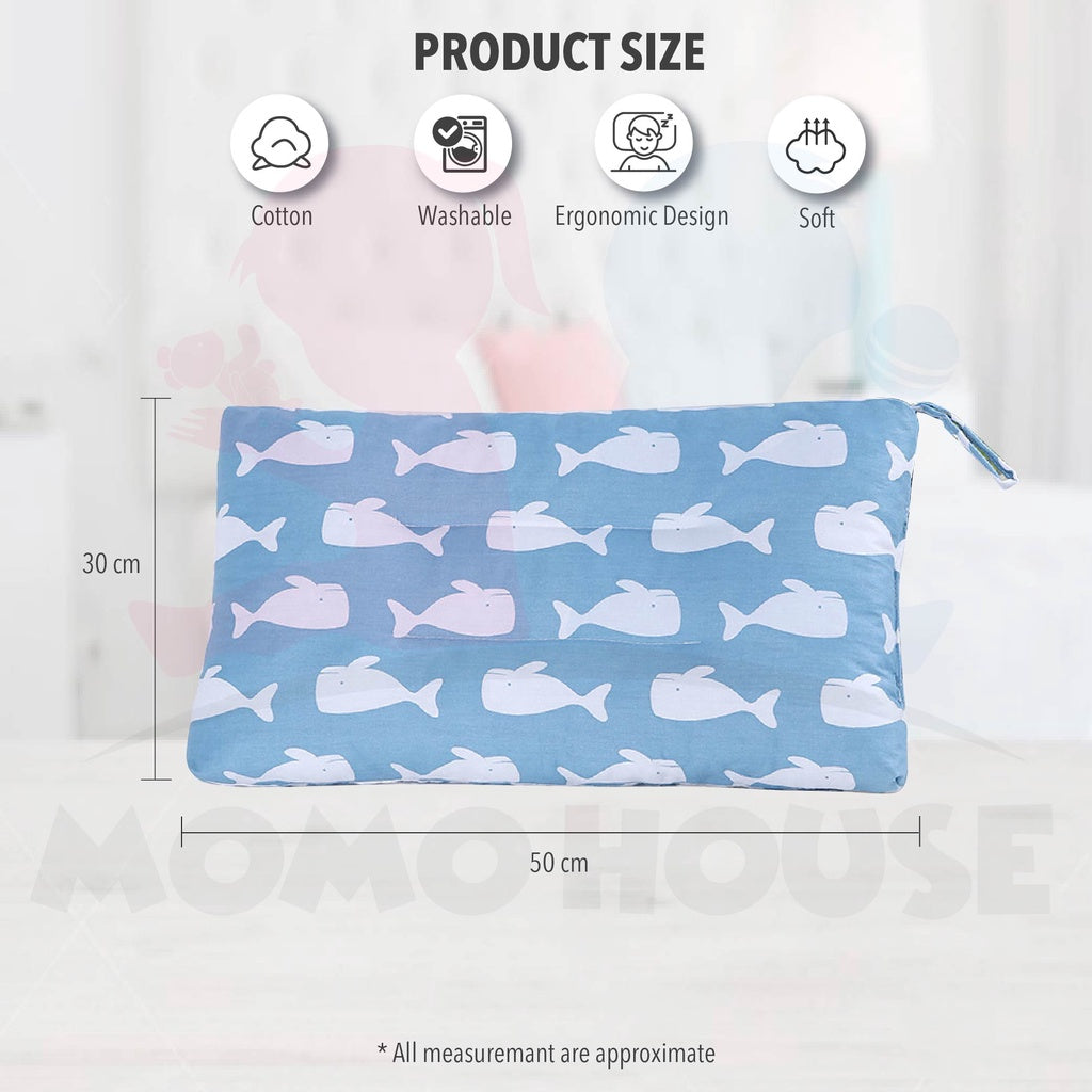 Kids Sleeping Cotton Pillows 0-10 Years Cotton Infant Baby Prevent Flat Head Pillow Kids Bantal Kapas Budak