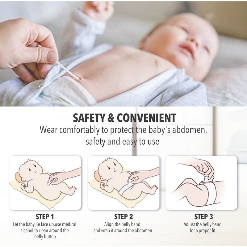 Newborn Infant Umbilical Cord Care Bellyband Binder Clothing Barut Baby Pelekat