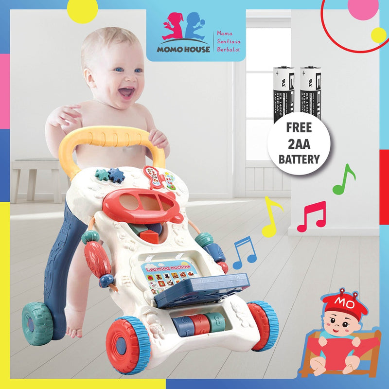 Early Learning Baby Walker With Learning Machine & Shape Learning (New Design)