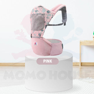 MOMO Baby Toddler Ergonomic Breathable Adjustable Carrier Hip Seat Dukung Bayi