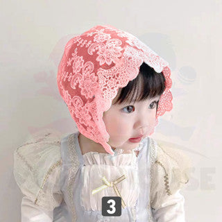 Lace Flower Baby Hat Girl Newborn Baby Cap Girl Newborn Baby Girl Hat Summer Topi Baby Girl Lace Hat Baby Summer Hat