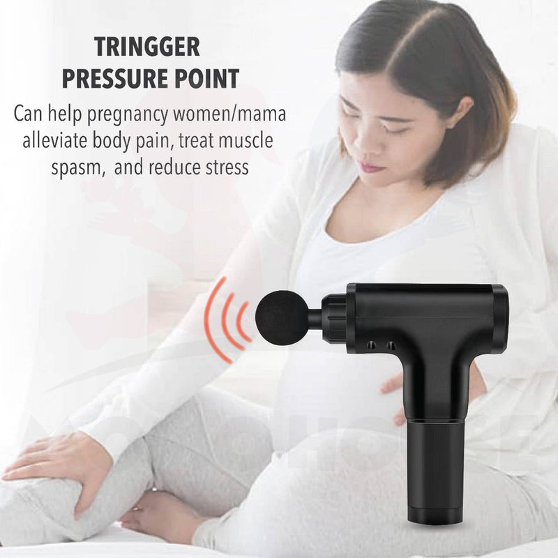 6 Speeds Muscle Massage Gun Handheld Deep Tissue Muscle Vibration Rechargeable Fascial Gun