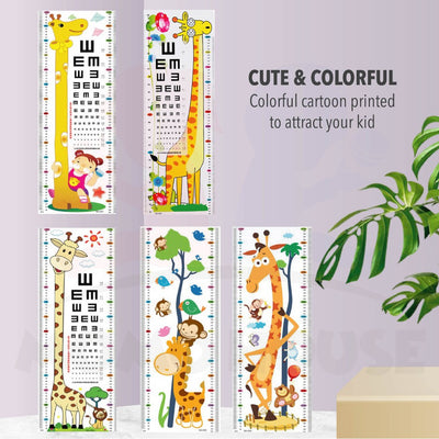 Height Measurement Wall Sticker Children's Room Decorative Wall Stickers Cartoon Wallpaper Measurement Height