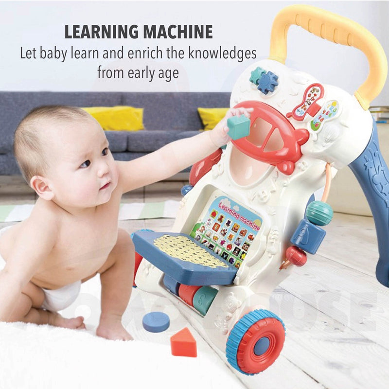 Early Learning Baby Walker With Learning Machine & Shape Learning (New Design)