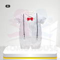 Romper Baby Boy Romper Newborn Baby Clothing Bow Tie Baby Gentleman Suit Boy Baby Newborn Clothes Bayi Romper One Piece