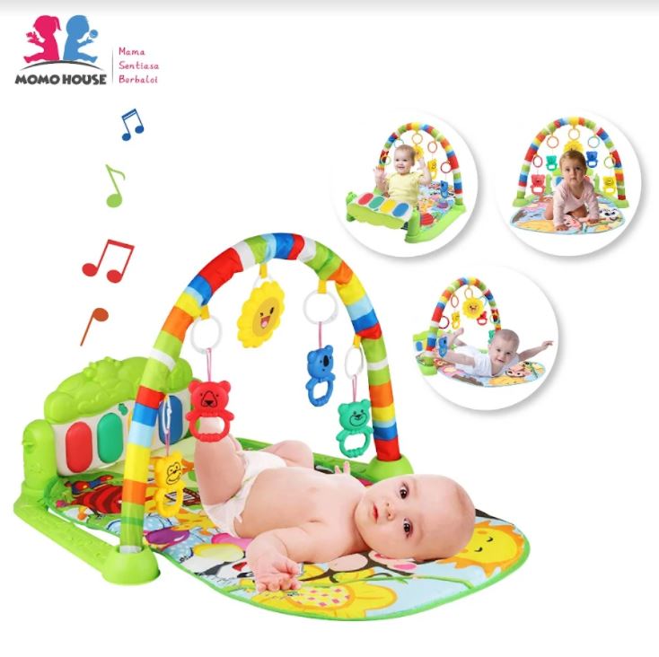 Baby Toys Colourful Musical Play Gym Playgym Play Mats Playmat - Animal