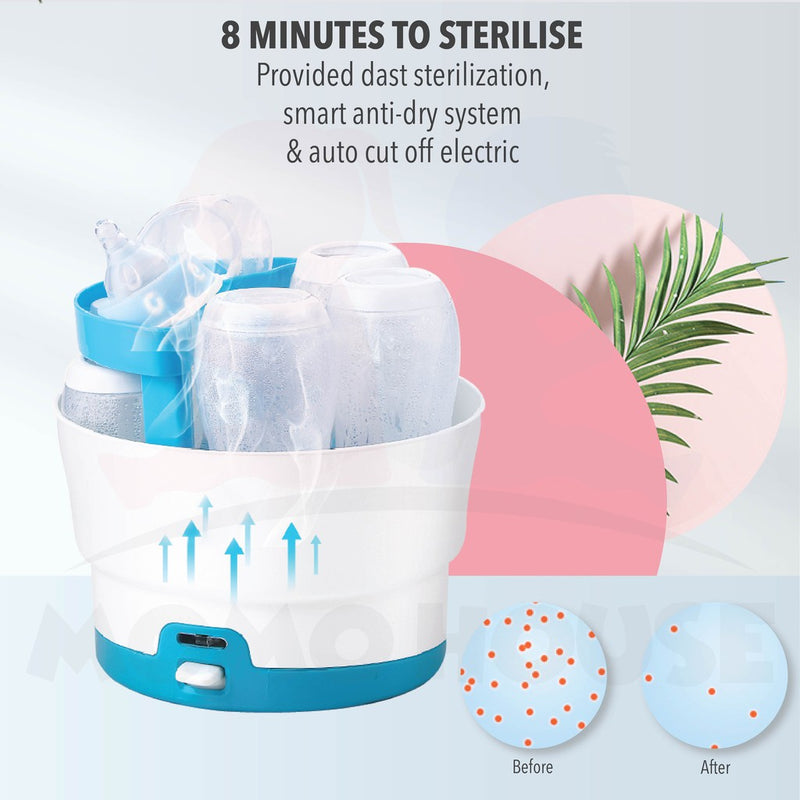 Baby Feeding Bottles & Toys Sterilizer Steriliser (6 in 1)