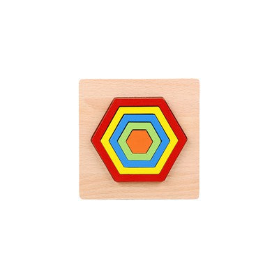 Wooden 3D Puzzle Jigsaw Wood Kids Baby Early Educational Learning Toys Extra Thick Wood Material