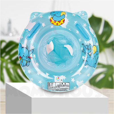 Inflatable Baby Swimming Float Ring With Cartoon Design Pelampung Renang Bayi Pelampung Duduk Bayi