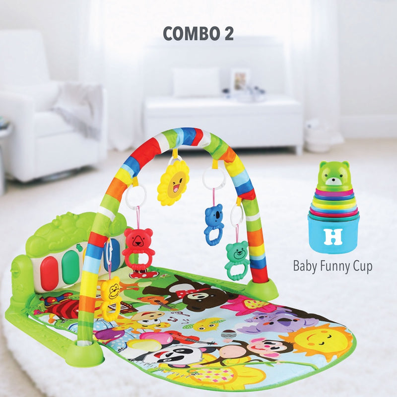 Baby Toys Colourful Musical Play Gym Playgym Play Mats Playmat - Animal