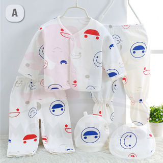 5 PCS Baju Baby Set Newborn Baby Lengkap Baby Clothes Set Newborn Baby Girl Clothes Set Newborn Baby Boy