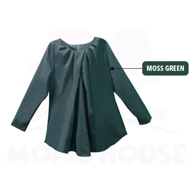 Maternity Muslimah Maternity Blouse Pudding Long Sleeve Baju Mengandung Labuh Muslimah Blouse (MBM002)