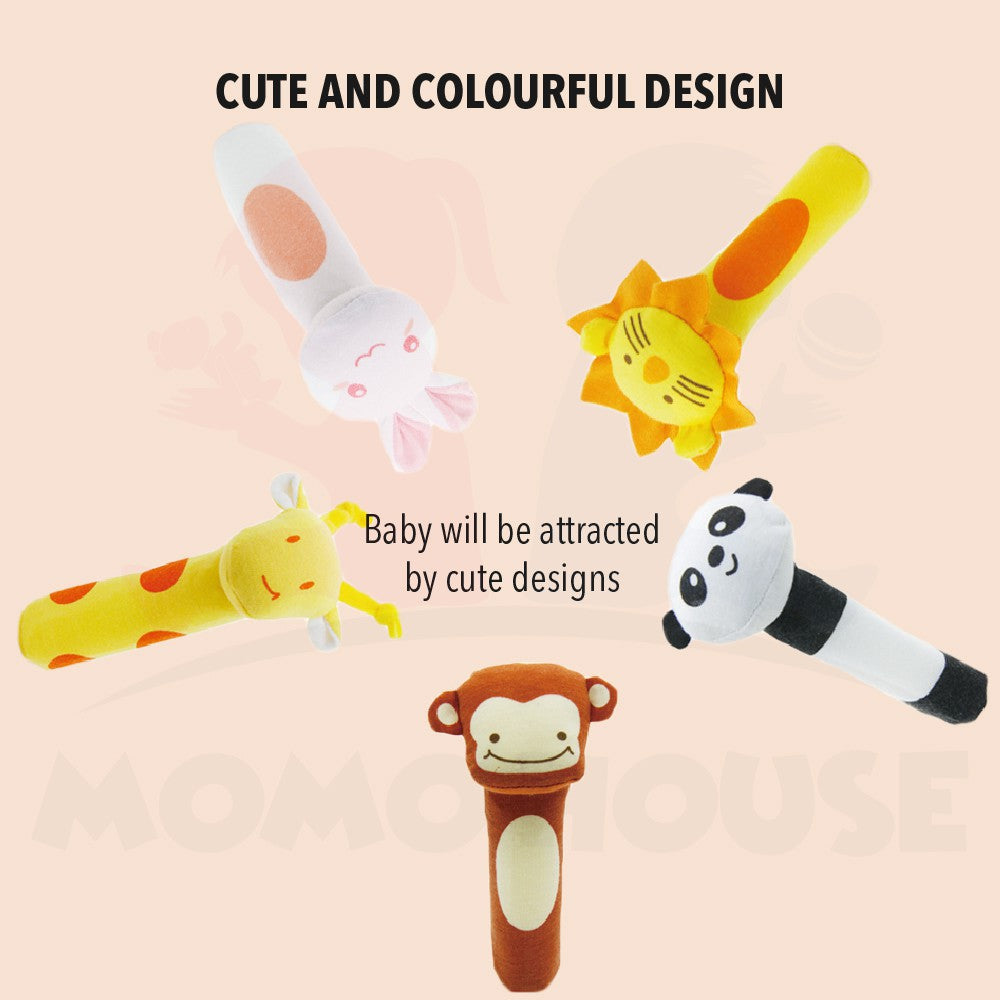MOMO HOUSE Mainan Loceng Tangan Bayi Mainan Pegang DI Tangan Bayi