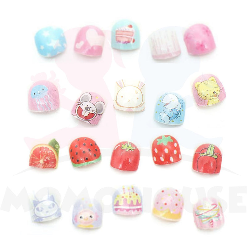 Baby Kids Cute Cartoon Nail Art Stickers Waterproof DIY Manicure Stickers Cute Sticker Murah Sticker Comel