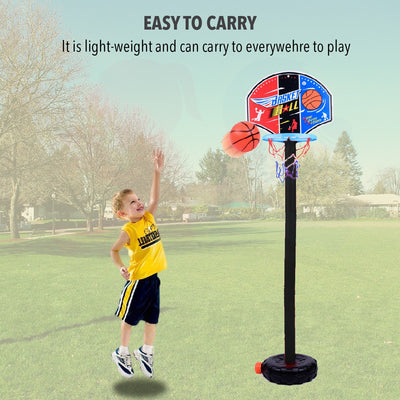 Early Learning Kids Basketball Game with Adjustable Height