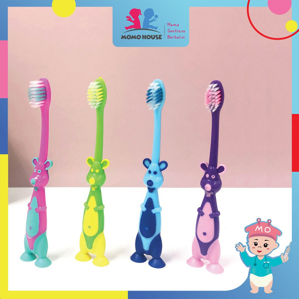 Soft Hair Kids Children's Toothbrush Cartoon Kids Girls Boys Toothbrush 1-12 yrs old Berus Gigi
