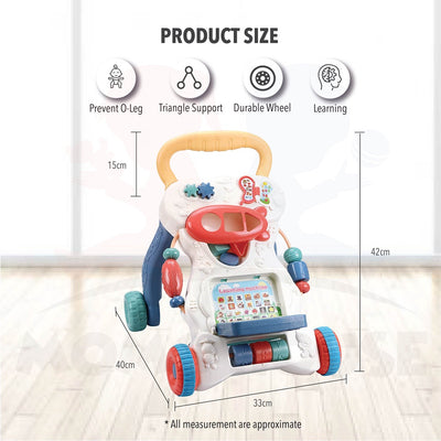 Early Learning Baby Walker With Learning Machine & Shape Learning (New Design)