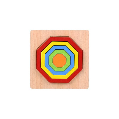 Wooden 3D Puzzle Jigsaw Wood Kids Baby Early Educational Learning Toys Extra Thick Wood Material