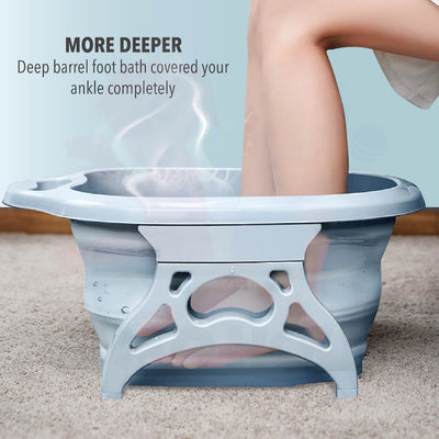 Foldable Foot Bath Foot Spa Soak Massage Bucket for Home Travel Large Space Basin Healthy Relaxing Leg Detox Tungku Kaki