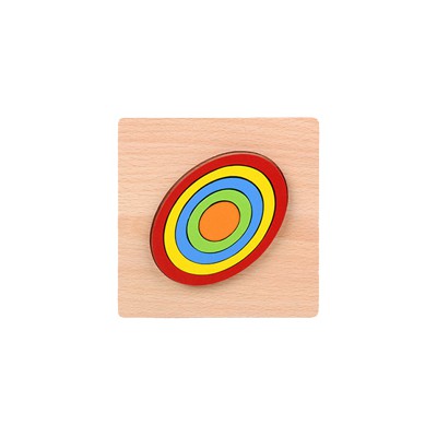 Wooden 3D Puzzle Jigsaw Wood Kids Baby Early Educational Learning Toys Extra Thick Wood Material