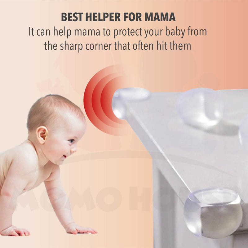 Baby Safety Table Corner Protector Transparent Furniture Corner Edge Guard Safety Protector Baby Kid Penutup Bucu Meja