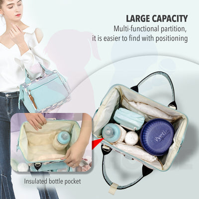 Waterproof Multifunctional Maternity Diaper Bag Mommy Bag Travel Backpack Baby Nappy Diaper Bag