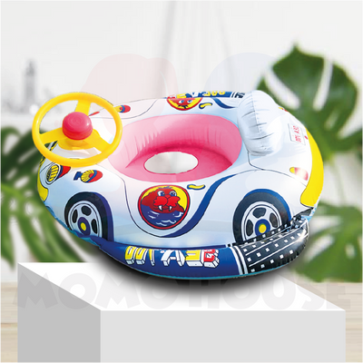 Inflatable Baby Swimming Float Ring With Cartoon Design Pelampung Renang Bayi Pelampung Duduk Bayi